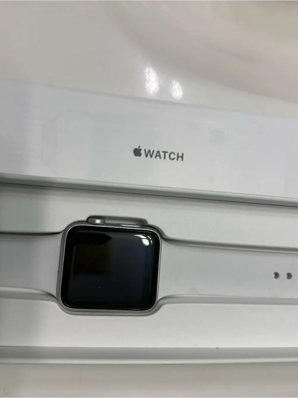 Apple Watch Series 3- Silver Case with White Band NWT